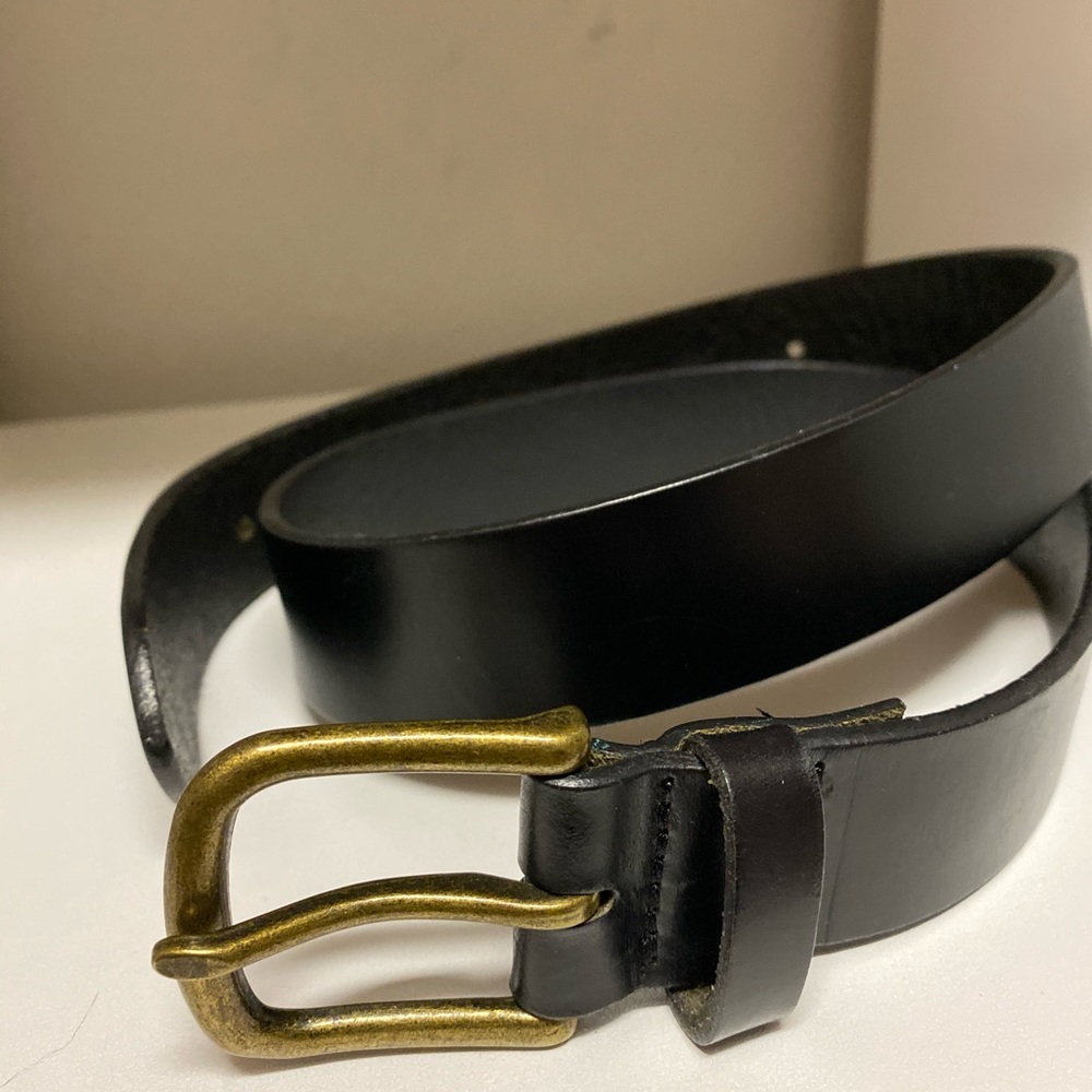 Leather belt